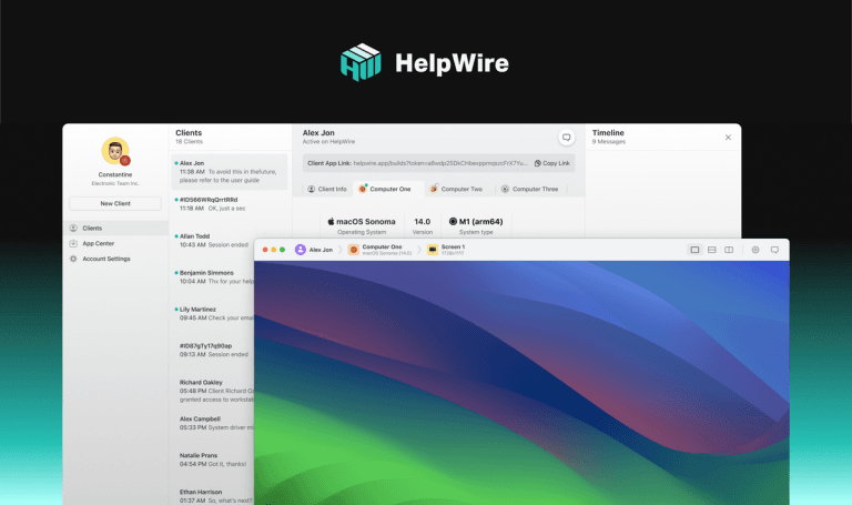HelpWire example foto