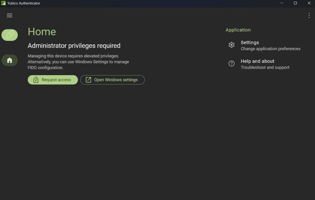 Gestionare Passkey pas 1 