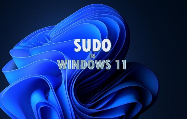 Sudo in Windows 11