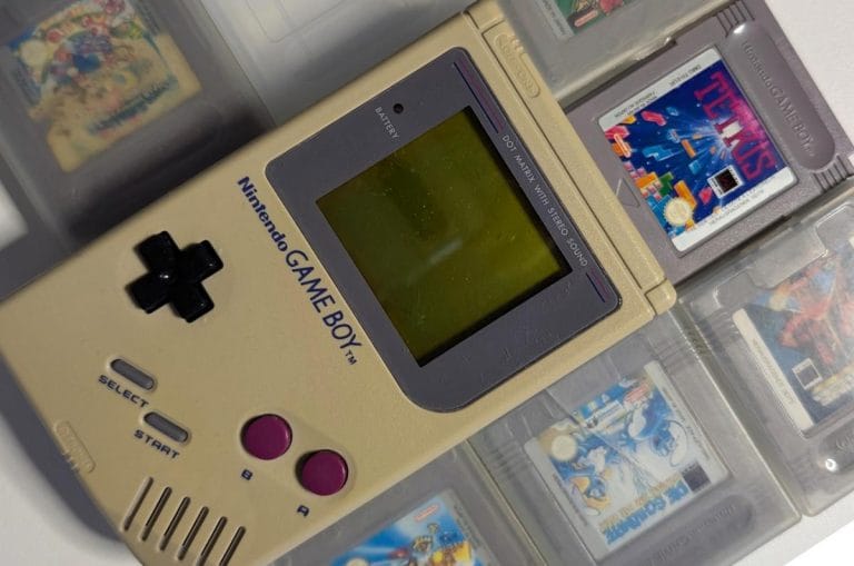 Gameboy DMG with games