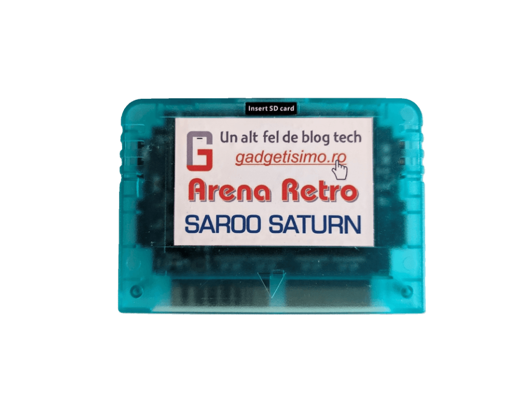 SAROO Sega Saturn cu etichetă personalizată