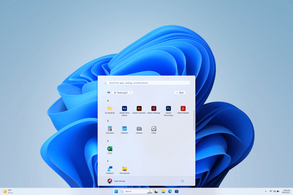 Vizualizare grila alfabetica