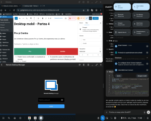 Desktop pe mobil – Partea 4