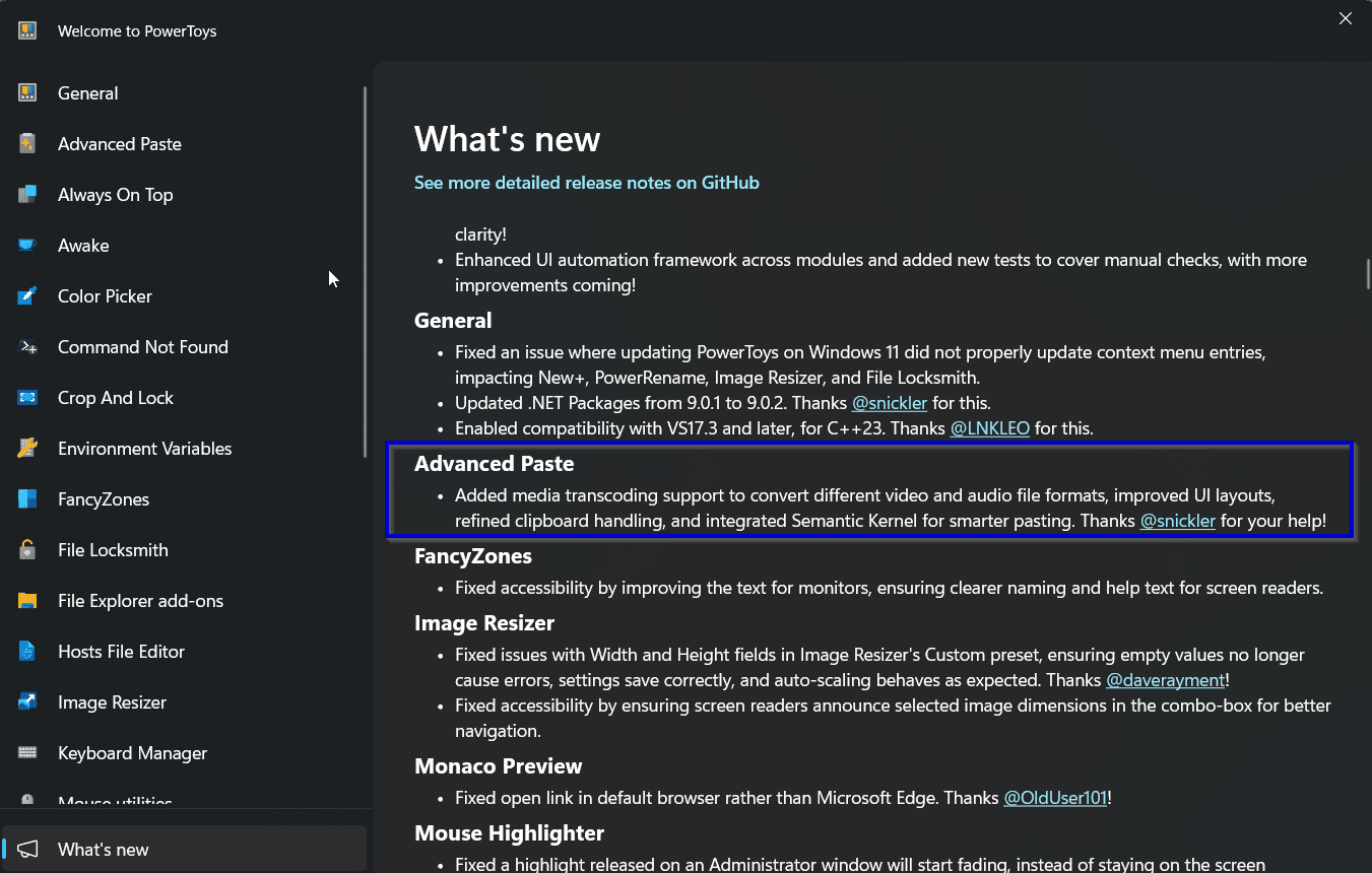 PowerToys Transcoding