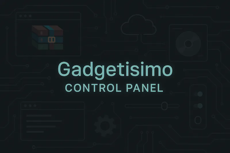 Gadgetisimo Control Panel