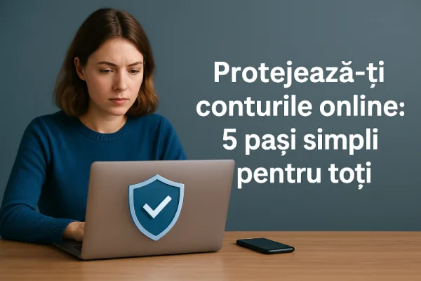 Protejează-ți conturile online: 5 pași simpli pentru toți Protejeaza conturile tale online
