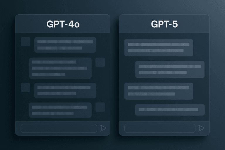 Chat gpt5 vs Chat gpt4o
