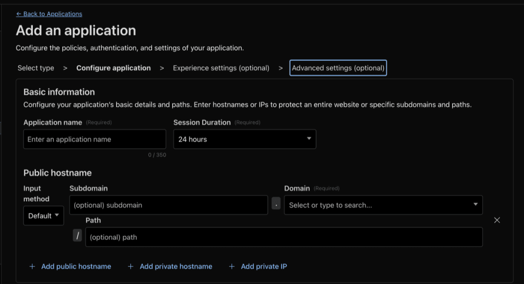 Adaugare Aplicatie in Cloudflare