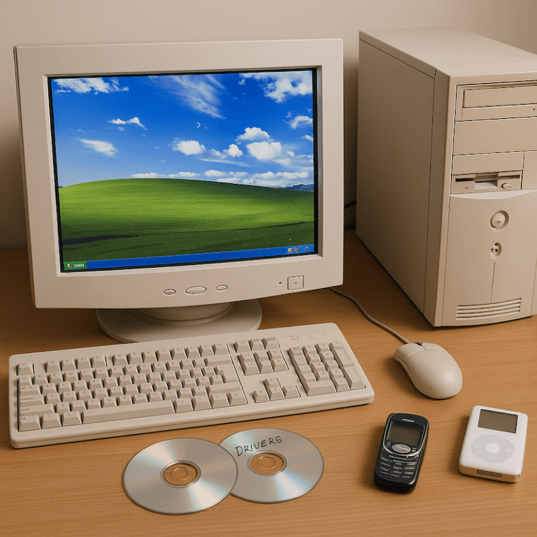 Retro PC cu Windows XP