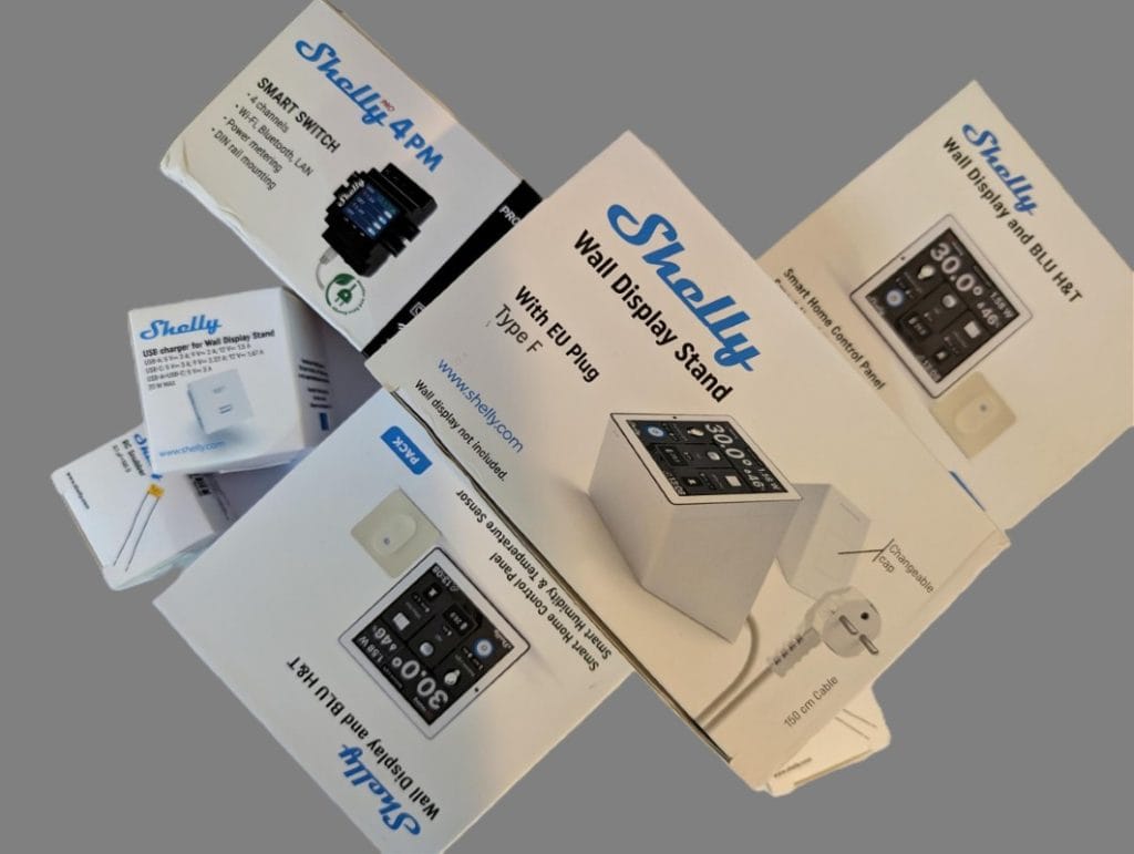 Shelly components that were used