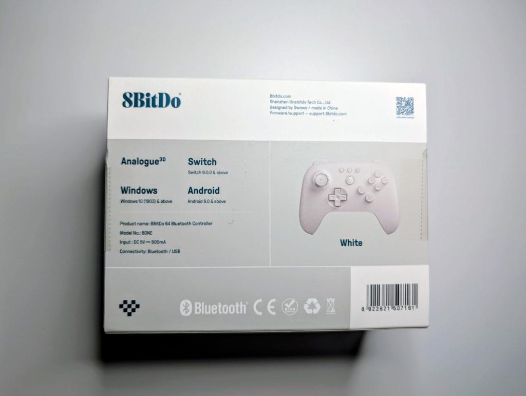8BitDo 64 sealed box