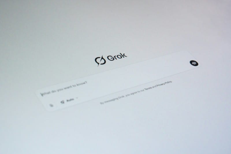 Grok AI on the web