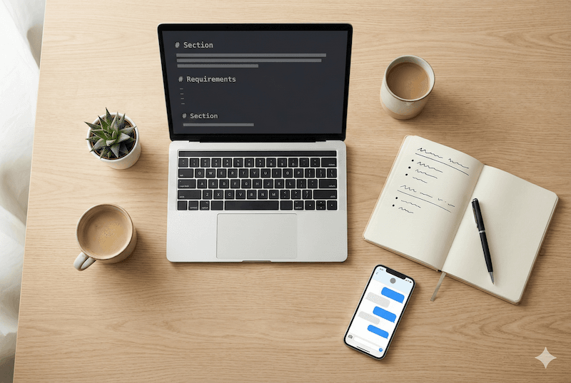 AI Prompt Engineering on the laptop