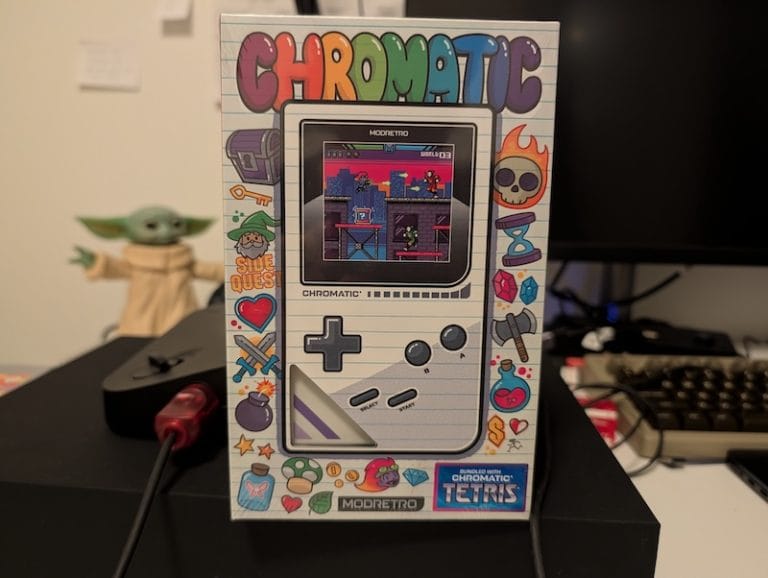 Modretro Chromatic next to the Analogue 3D