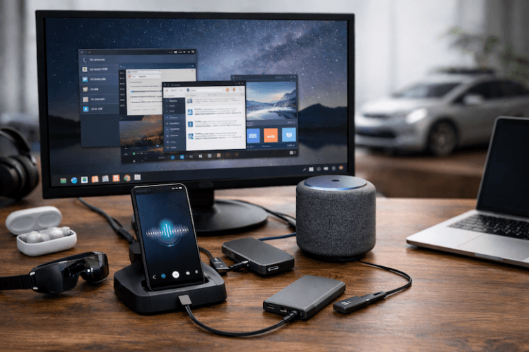 Hardware on the table.