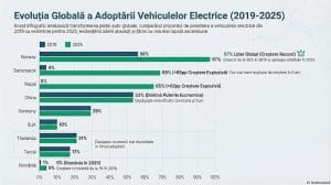 Cum au cucerit mașinile electrice lumea în doar 6 ani: de la nișă la mainstream